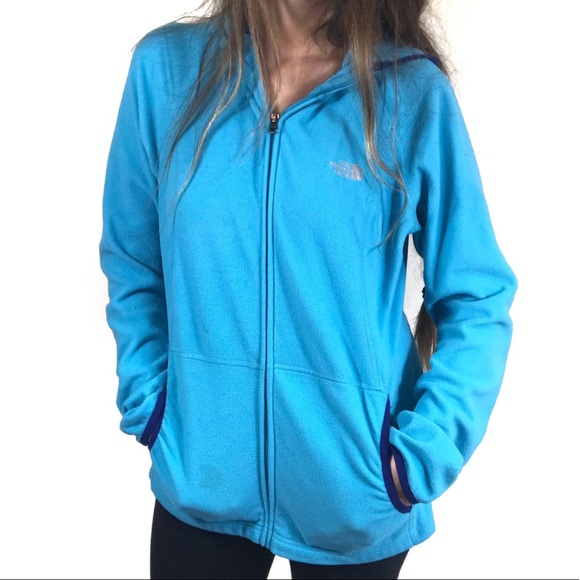 The North Face Tops - North Face Lightweight Fleece Zip Up Jacket